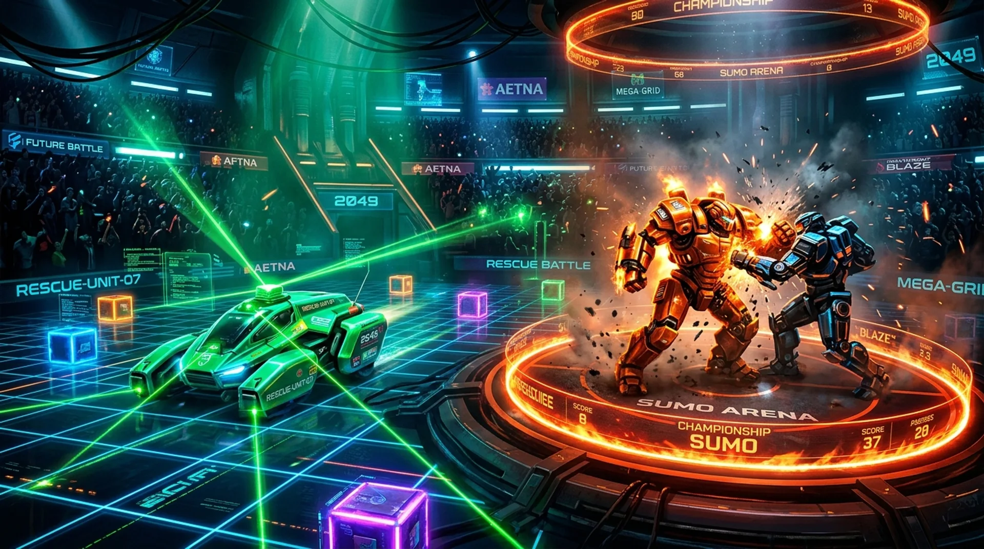 RescueBot Lab & Sumo Arena Epic Championship Stage